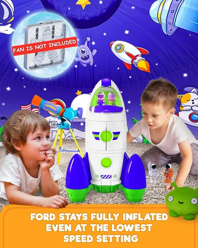 Miniatura 3 de Tienda de campaña de aire para niños con puerta, carpas para niños pequeños de interior 77 x 50 in - AstroDome Inflates in 30 Sec, Breathable