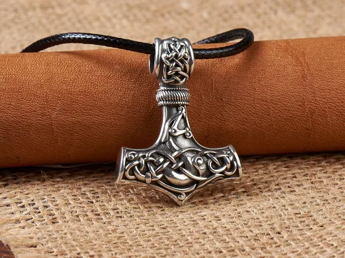 Miniatura 81 de Baldur Jewelry - Collar de martillo Thors Mjölnir - Colgante de martillo de Thor nórdico vikingo joyería vikingo - Collar Thor - Regalos Thor