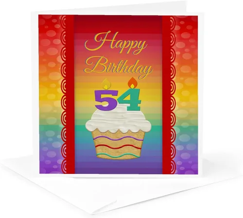 Miniatura 29 de Tarjeta de felicitación - Cupcake de hurón comiendo - Animales