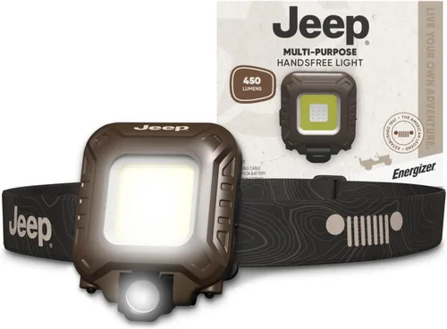 Miniatura 12 de Linterna frontal Energizer Jeep HM-2000 recargable, lámpara de cabeza con fuente de alimentación híbrida, resistente al agua IPX4, linterna frontal