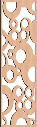 Miniatura 38 de Farwell Paneles de pared decorativos de madera con calado, 13 3/8 pulgadas de ancho x 34 3/8 pulgadas de alto x 1/4 de alto, roble rojo rojo