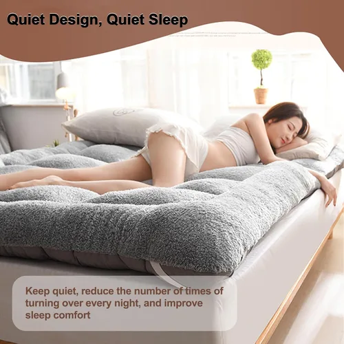 Miniatura 6 de Futon Furniture - Colchones tradicionales japoneses para futón, tapetes de cojín plegables de tatami, cama de dormir de 4 pulgadas de grosor