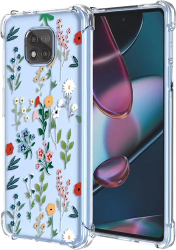 Miniatura 44 de Funda para Moto G Stylus 2021 4G Clear Flower Funda de teléfono TPU suave a prueba de golpes, antiarañazos, funda protectora para Motorola G Stylus