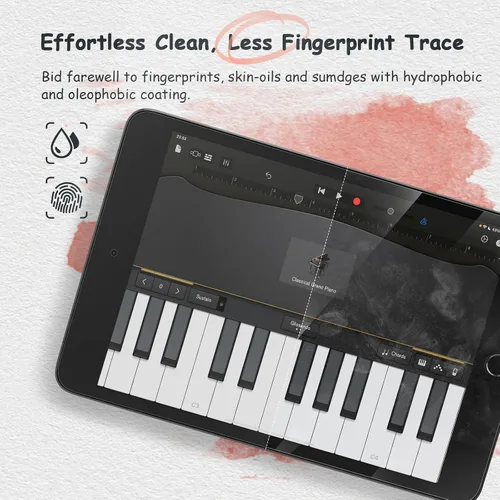 Miniatura 6 de bersem Paquete de 2 protectores de pantalla Paperfeel compatibles con iPad Mini 5 (2019) y iPad Mini 4, compatible con lápiz, antirreflejos con kit