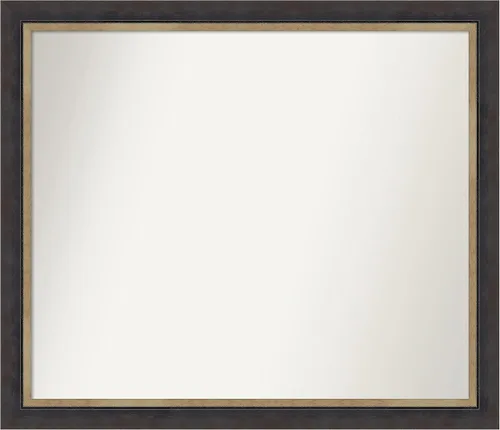 Miniatura 164 de Amanti Art Espejo personalizado, espejo de baño negro Astor, espejo de pared o espejo de tocador de baño sobre el fregadero (25 x 25 pulgadas)