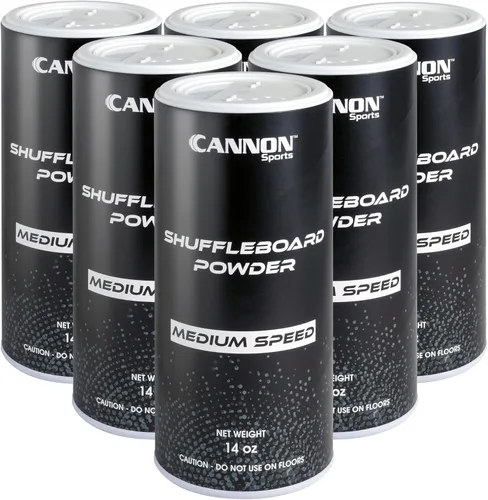 Miniatura 7 de Cannon Sports Shuffleboard Powder - Cera de tejo de alta calidad con cuentas de silicona granular o harina de maíz, deslizamiento suave y reducción