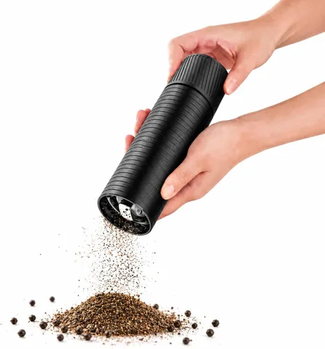 Miniatura 4 de Molinillo de pimienta manual – Molinillo de pimienta profesional de alto rendimiento 10 veces más rápido, molienda suave y sin esfuerzo, grosor