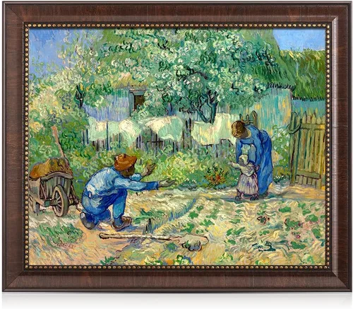 Miniatura 13 de Serie de pinturas de Vincent Van Gogh (favoritos). Reproducción de arte clásico de Van Gogh, impreso en lienzo Noche estrellada