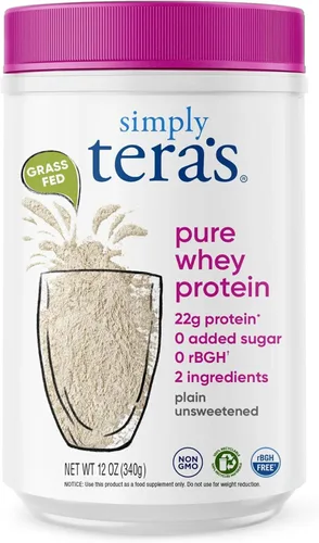 Miniatura 9 de simply tera's Polvo de Proteína de Suero Puro - Polvo de Proteína Limpia de Chocolate Oscuro, Polvo de Proteína de Suero de Leche Alimentada