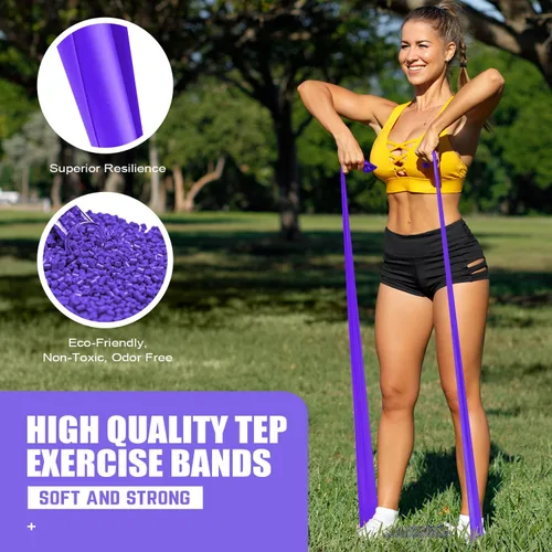 Miniatura 3 de Bandas de resistencia para entrenamiento, correa de tobillo con bandas de ejercicio, bandas de terapia física para entrenamiento de fuerza, yoga
