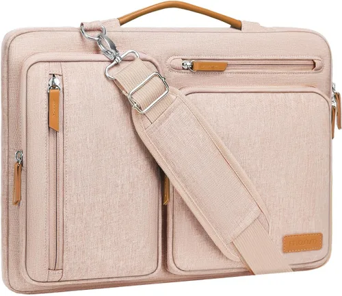 Miniatura 28 de MOSISO Bolsa de hombro protectora 360 para laptop, bolsas de computadora de 15-15.6 pulgadas compatibles con MacBook Pro de 16 pulgadas, HP, Dell