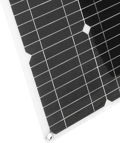 Miniatura 9 de Kit de panel solar de 40 W de 18 V, doble salida USB de 5 V, controlador de panel solar combinado con controlador de carga solar de 10 A