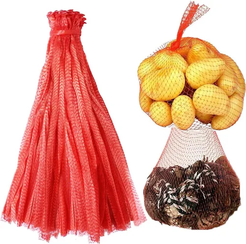 Miniatura 8 de 100 piezas de bolsas de malla reutilizables para productos, bolsa de malla para cebollas y frutas y bolsa para hervir mariscos, bolsas de Verde