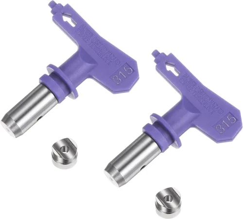 Miniatura 82 de uxcell 2 puntas de pulverización reversibles para pulverizador sin aire, 109 puntas de boquilla de pulverización de pintura, piezas de máquina
