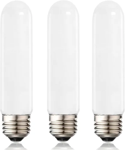 Miniatura 11 de XININSUN Bombilla LED T10 esmerilada, bombillas LED esmeriladas T10 regulables, bombillas de tubo LED de 8 W, equivalente a 60-75 vatios, 2700 K