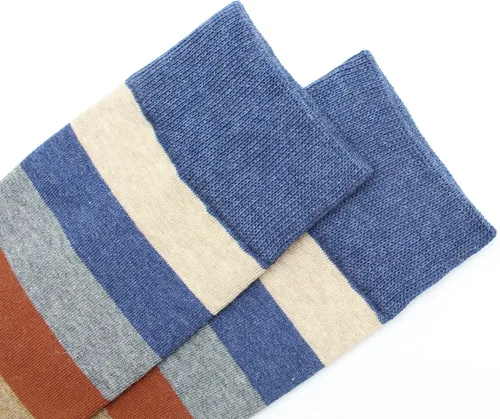 Miniatura 65 de TOEJYJ Calcetines de vestir divertidos para hombre, paquete de calcetines casuales divertidos, coloridos calcetines de algodón a rayas, talla 10-13