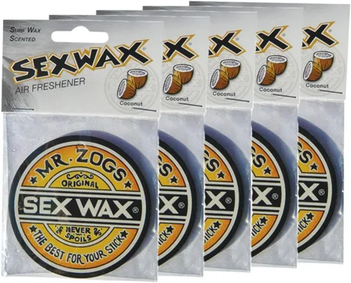 Miniatura 2 de Sex Wax Ambientadores de aire paquete de 6 (aroma de coco de 3 X y aroma de piña de 3 X)