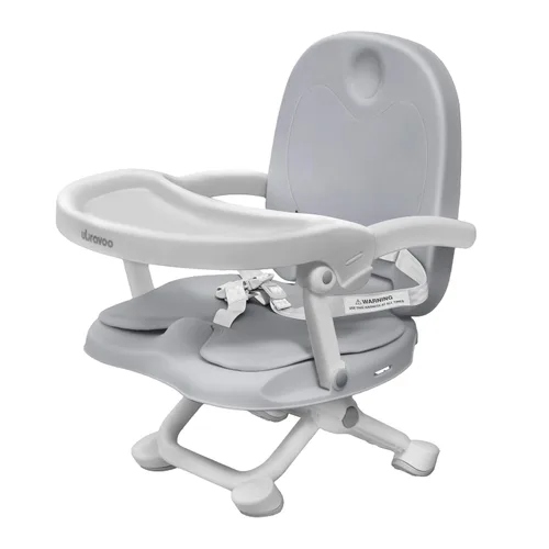 Miniatura 11 de UBRAVOO Asiento elevado portátil 2en1 para niños pequeños, asiento elevador que crece con el bebé para mesa de comedor con bandeja extraíble