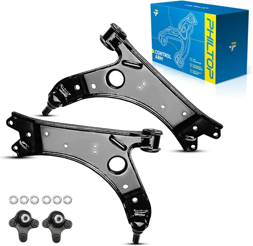 Miniatura 91 de PHILTOP Kit de suspensión delantera de 10 piezas, brazos de control inferiores con juntas de bola, eslabones de extremo de barra estabilizadora