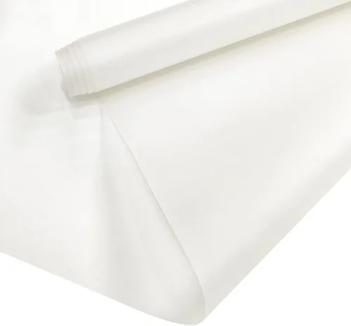 Miniatura 12 de XHT Rollo de vinilo de PVC de gelatina de 11.8 x 53 pulgadas, suave, de color liso, impermeable, tela de PVC para alfombrillas, lazos para el Negro