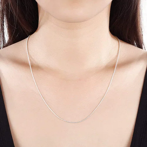 Miniatura 2 de Fashion - Cadena de plata de ley 925 (0.039 in, cadena de serpiente)