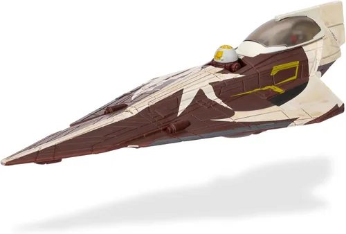 Miniatura 6 de Star Wars Micro Galaxy Squadron Ahsoka Tano's Jedi Starfighters Set – Vehículos de 5 pulgadas y 3 pulgadas, dos accesorios de micro figuras de 1