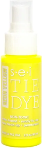 Miniatura 39 de S.E.I. Botella de spray de teñido anudado de caléndula: 2 oz. Spray de tinte de tela no tóxico, tinte permanente para ropa DIY, One Step
