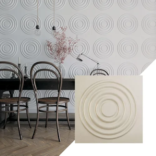 Miniatura 20 de Ekena Millwork WP20X20WDWH 19 5/8 pulgadas de ancho x 19 5/8 pulgadas de alto Wade EnduraWall Decorativo 3D Panel de pared cubre 2.67 pies cuadrados