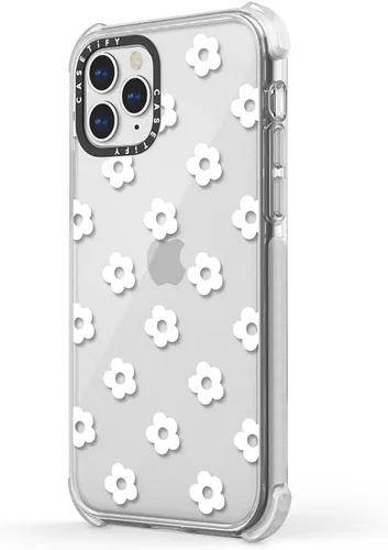 Miniatura 5 de Funda CASETiFY Ultra Impact para iPhone 12 / iPhone 12 Pro - Ditsy Daisies - Blanco - Transparente Frost