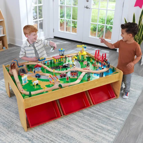 Miniatura 3 de KidKraft, Mesa y Set de Tren de cataratas