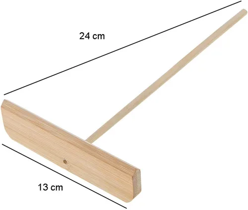 Miniatura 2 de mollensiuer Esparcidores de madera para crepé, 2 piezas, crepé para crepé, herramienta para hacer crepé