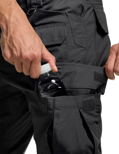 Miniatura 6 de CQR Pantalones tácticos tipo cargo para hombre tejido ripstop resistentes al agua ligeros EDC para artículos de uso diario para trabajo senderismo