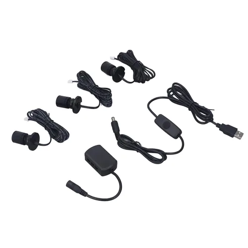 Miniatura 9 de FTVOGUE Mini focos alimentados por USB, multifuncionales y para piezas de arte, plantas, imágenes, vitrinas, joyas, cableado de 6.6 pies