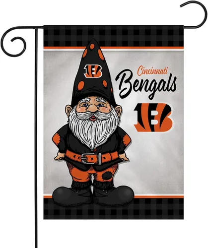 Miniatura 19 de Rico Industries NFL Gnomo - Bandera de jardín de doble cara de 13 x 18 pulgadas