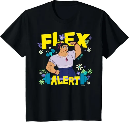 Miniatura 36 de Disney Encanto Luisa Madrigal Flex Alert Camiseta, Negro