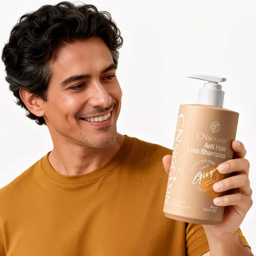 Miniatura 9 de Champú anticaída de cabello, champú nutritivo para el crecimiento del cabello para hombres y mujeres, tratamiento voluminizador para el crecimiento