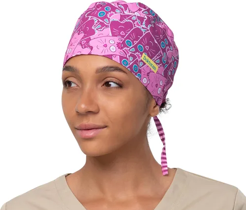 Miniatura 88 de Print Scrub Caps - Sombrero perfecto para enfermeras, médicos y EMTs..
