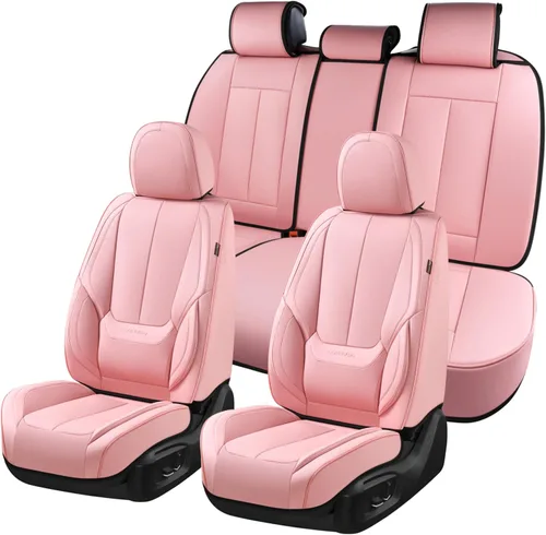 Miniatura 72 de Coverado Juego completo de fundas de asiento de automóvil, fundas de asiento para automóviles, fundas de asiento de coche beige para asientos