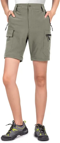 Miniatura 4 de Wespornow Pantalones convertibles con cremallera para mujer, para campamento, viajes