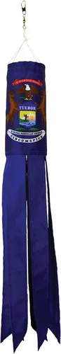 Miniatura 27 de In the Breeze 5110 Virginia State Flag Windsock, 18 pulgadas