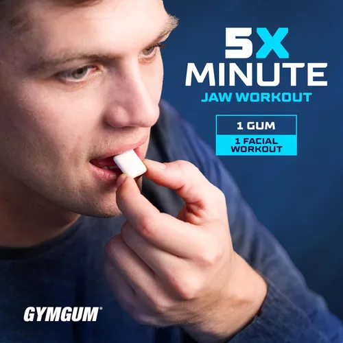 Miniatura 6 de Gymgum Goma para la Línea de la Mandíbula Goma de Masticar Dura para Fuerza de la Mandíbula Entrena tus Rasgos Faciales - Goma para Mandíbula