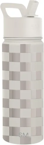 Miniatura 11 de Simple Modern botella de agua reutilizable con tapa con pajilla, de acero inoxidable con aislamiento al vacío, para gimnasio, viajes y deportes