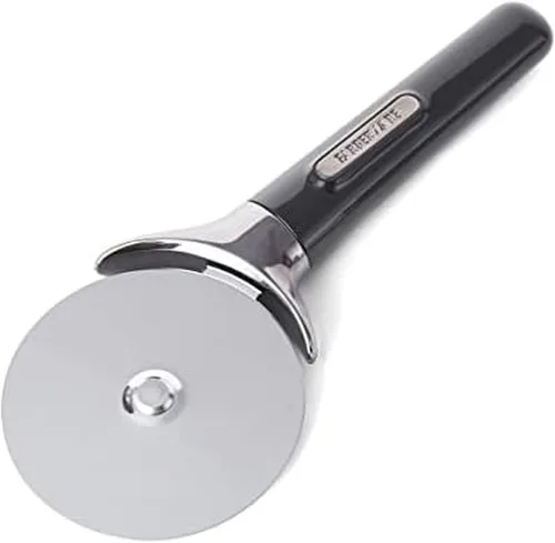 Farberware Cortador profesional de pizza de acero inoxidable, 9.37 pulgadas, negro