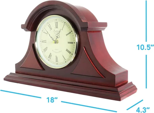 Miniatura 2 de Clock Collection Redwood - Reloj de repisa con campanilla