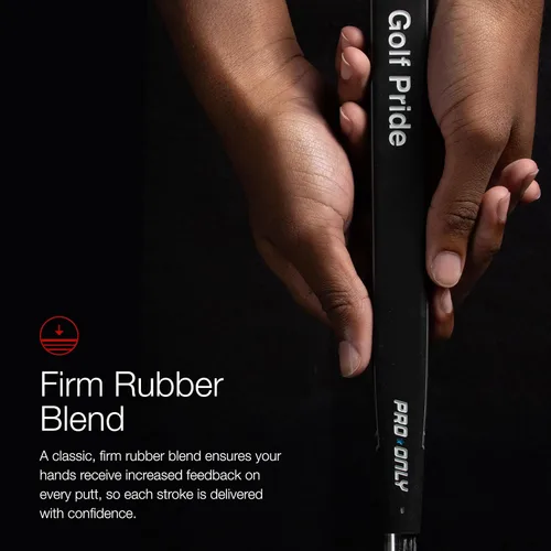 Miniatura 3 de Golf Pride Pro Only Golf Grip - Putter Grip for Hand Placement - All-Rubber Construction for Firm Feel - Traditional Streamlined