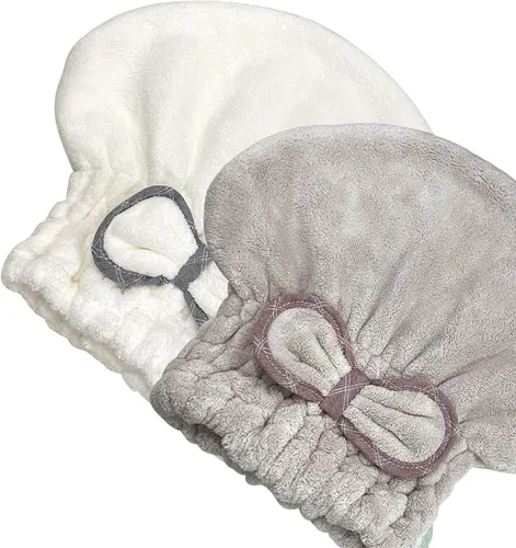 Miniatura 10 de Jseng Gorro Grande de Microfibra de Secado Rápido para Cabello [Nueva Actualización], Extremadamente Suave y Ultra Absorbente, Gorros de Secado