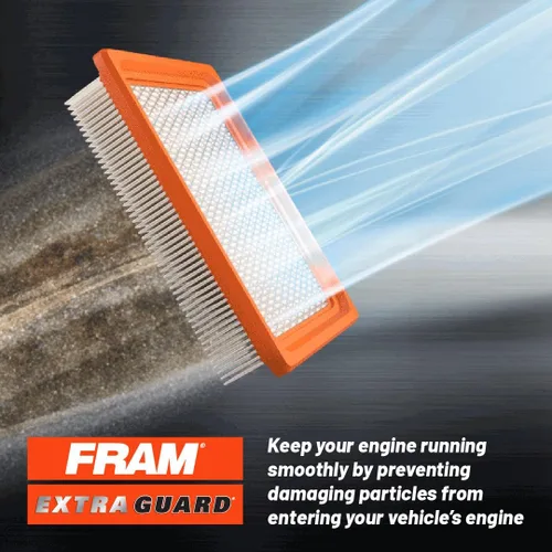 Miniatura 5 de FRAM Extra Guard CA8911 - Filtro de aire de repuesto para modelos seleccionados Acura EL y Honda Civic (1.7 L), proporciona protección de filtro