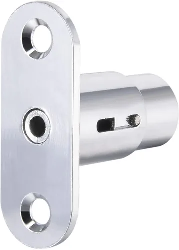 Miniatura 5 de uxcell Cerradura de cajón con émbolo a presión, 2 unidades, 0.748 x 0.906 in para puerta corredera, armario, muebles, armario, armario con llaves