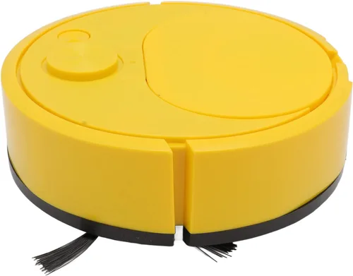 Miniatura 2 de Robot Aspirador Multifuncional Carga USB Mini Robot de Barrido Inteligente para Pisos de Madera Azulejos Alfombra (Amarillo) Roboticvacuumcleaner