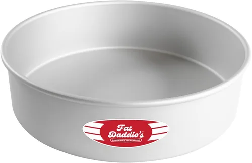 Miniatura 18 de Fat Daddio's PRD-1BOX Moldes Redondos para Pastel Mini Tier de Aluminio Anodizado para Una Caja de Mezcla, Juego de 3, Plateado